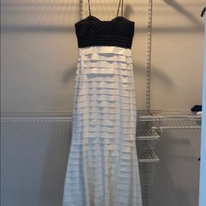 Black and white dress fairly worn